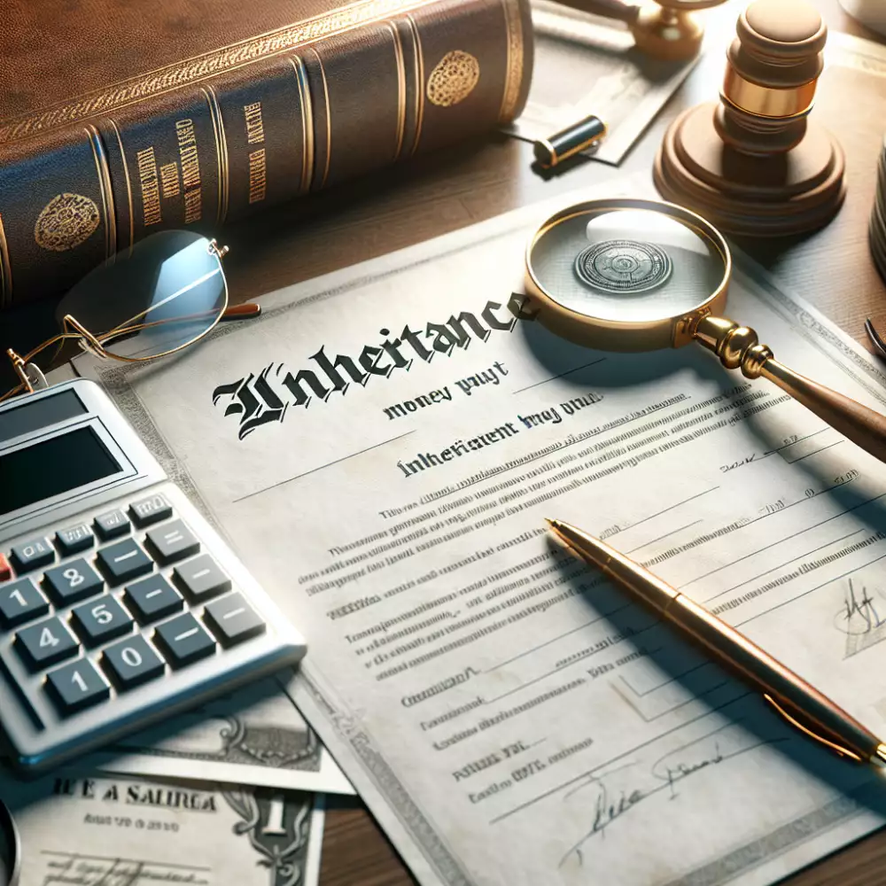 vyplacení peněz z dědictví