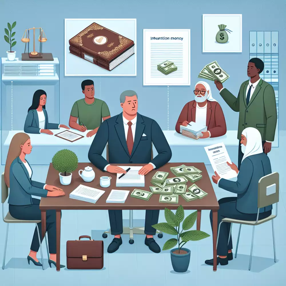 vyplacení peněz z dědictví